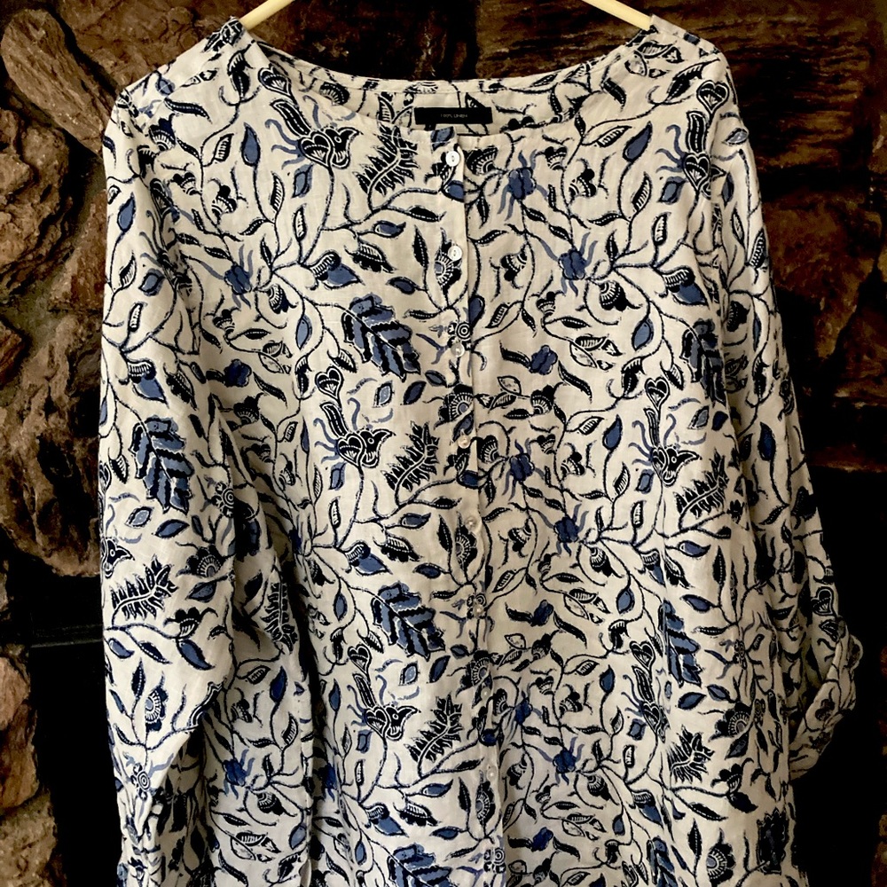 Linen button down shirt 2x by Tajali. Brand New.